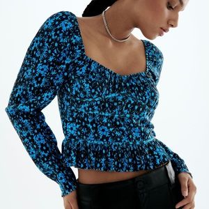 Zara Printer Corset Top